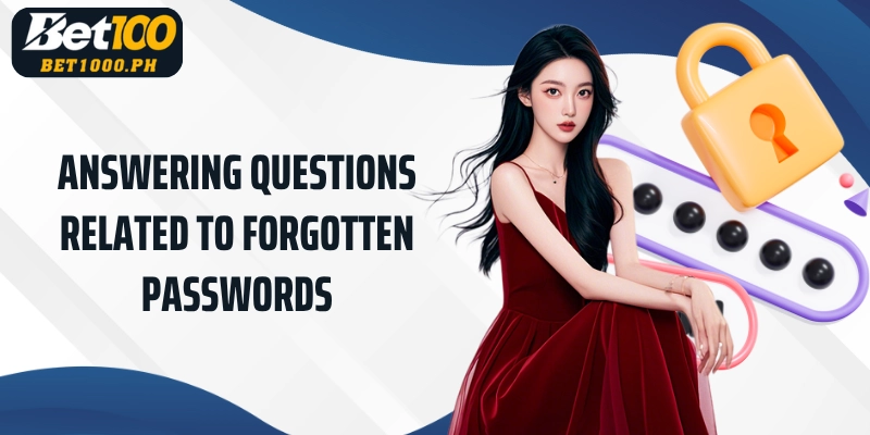 Answering questions related to forgotten passwords